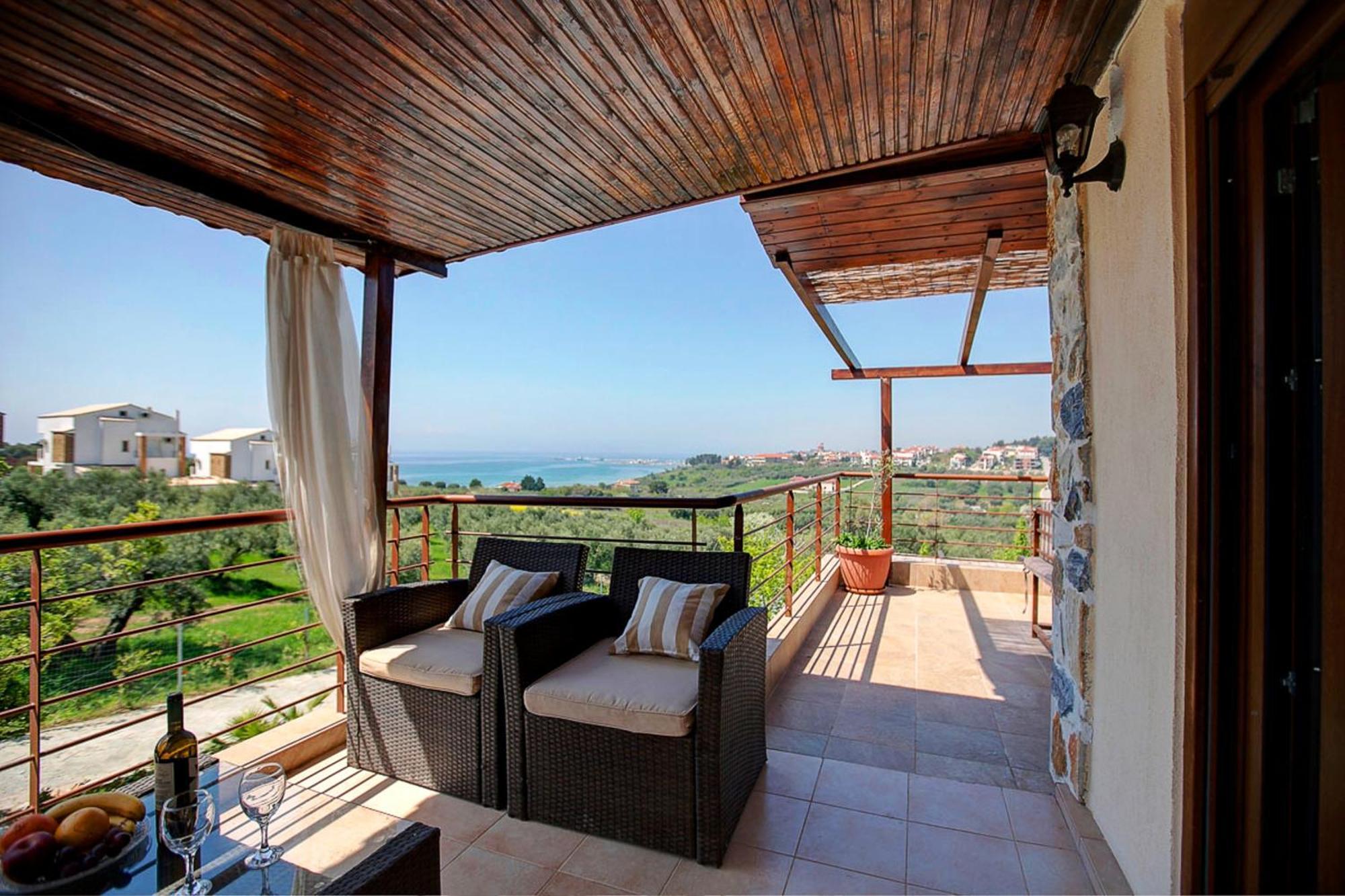 Villa Laskari Sea View Nea Moudania Exterior foto